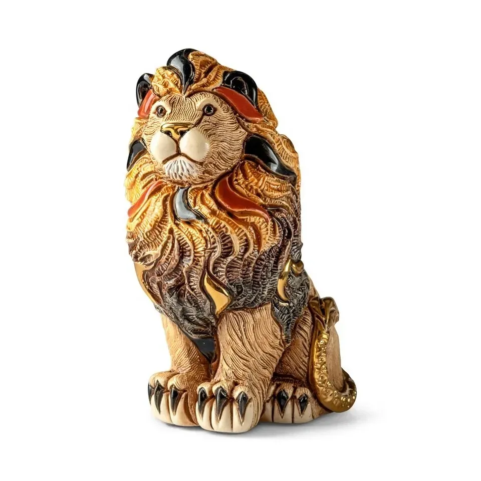 De Rosa Rinconada handmade ceramic lion figurine